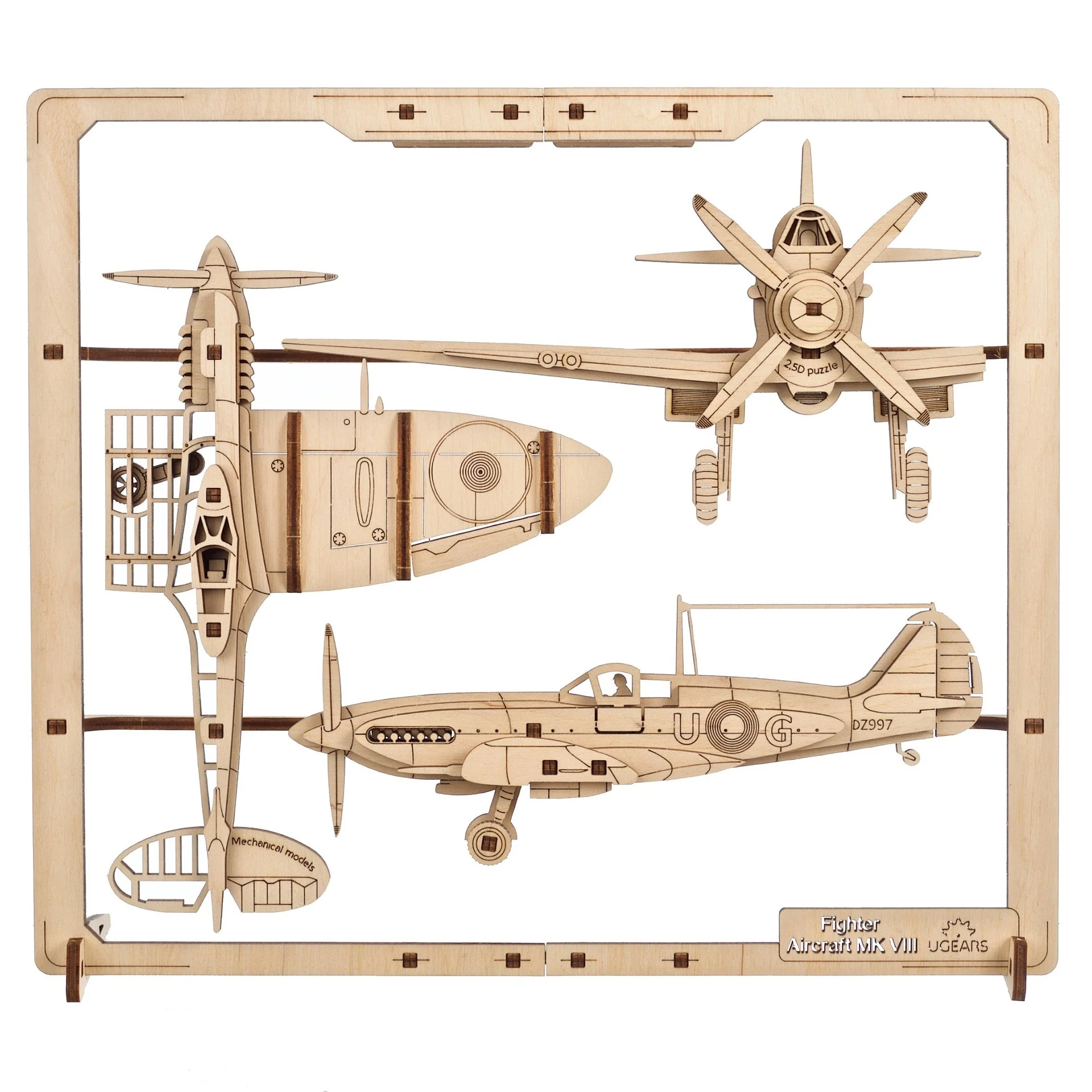 Fighter Aircraft 2.5D Puzzle